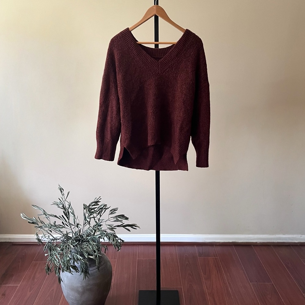 Women's Burgundy Sweater